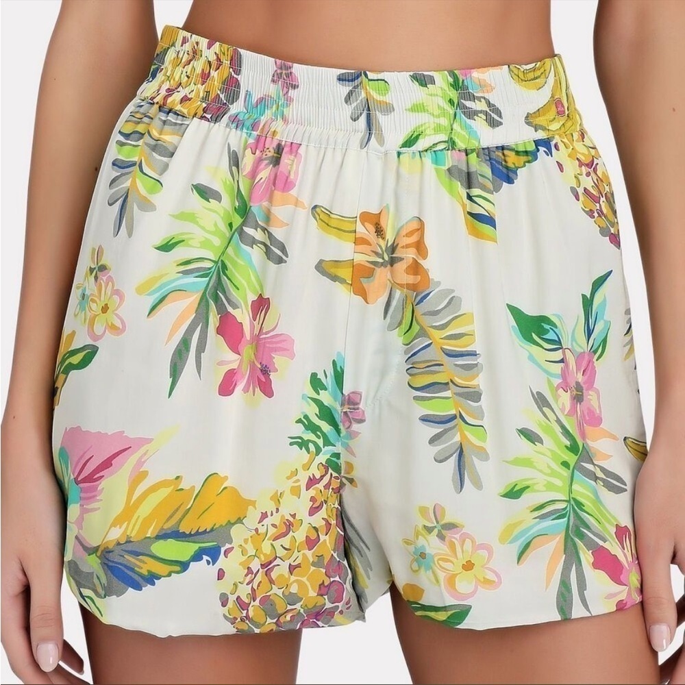 NWT la superbe fruit salad boxer shorts women’s large elastic waist large new